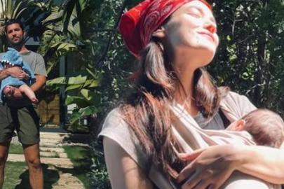 Kaan Yıldırım iç ısıtan kareleri paylaştı! İşte minik Fikret Hakan'ın son hali