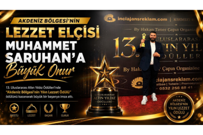 Akdeniz Bölgesinin Lezzet Elçisi Muhammet Saruhan'a Büyük Onur